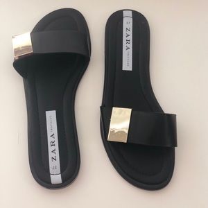 COPY - Zara Trafaluc Flat Sandals @bexestrada